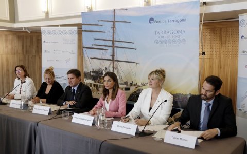 El Port de Tarragona ha fet balanç de la temporada de creuers aquest dimecres. FOTO: CEDIDA.