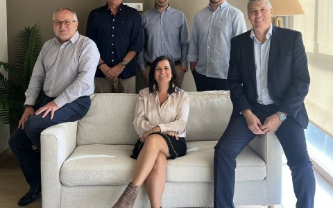 El equipo de Rapejun en su sede de Tarragona.