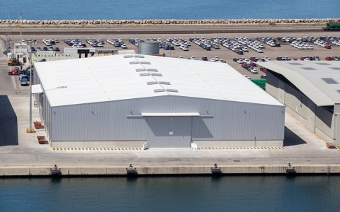 La nueva nave de Euroports dispone de 6.000 metros cuadrados de superfície. FOTO: CEDIDA.