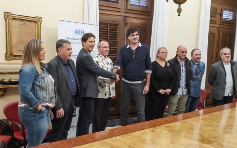 Un moment de la presentació de l'AEH Reus. FOTO: CEDIDA.