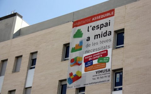 Una imatge d'una promoció immobiliària en venda. FOTO: ACN.