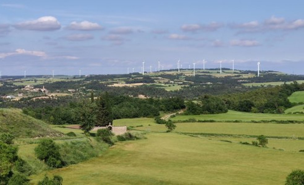 Un dels parcs eòlics de la Conca de Barberà. FOTO: ACN.