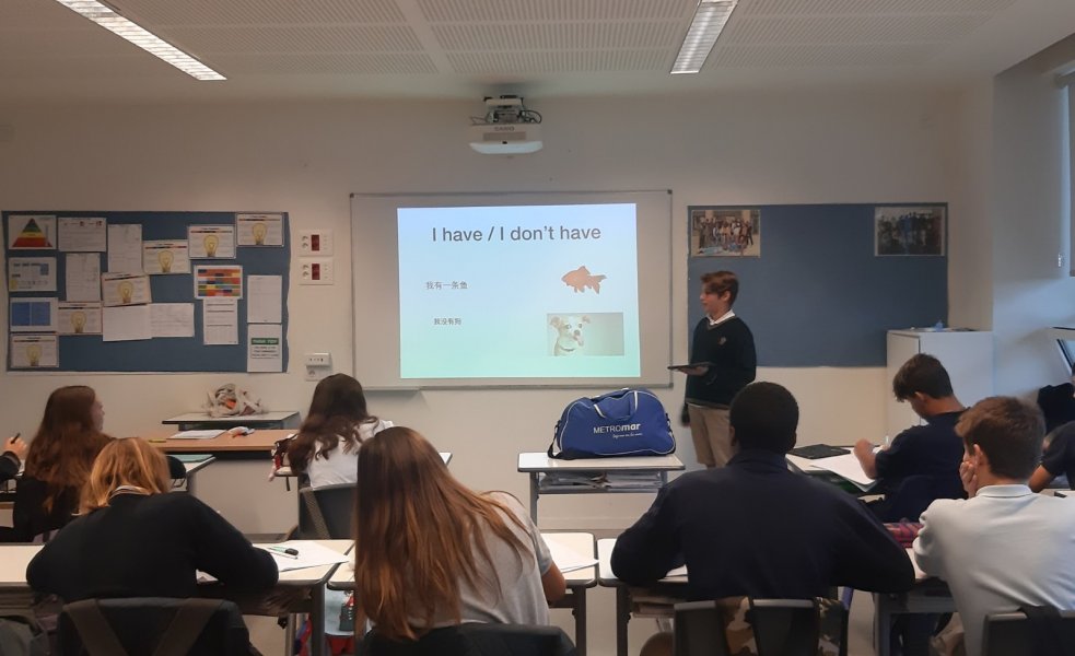 Una imatge d'una classe presencial a l'EIC. FOTO: CEDIDA.