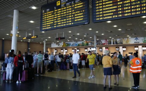 Una imatge de l'interior de l'aeroport de Reus. FOTO: CEDIDA.