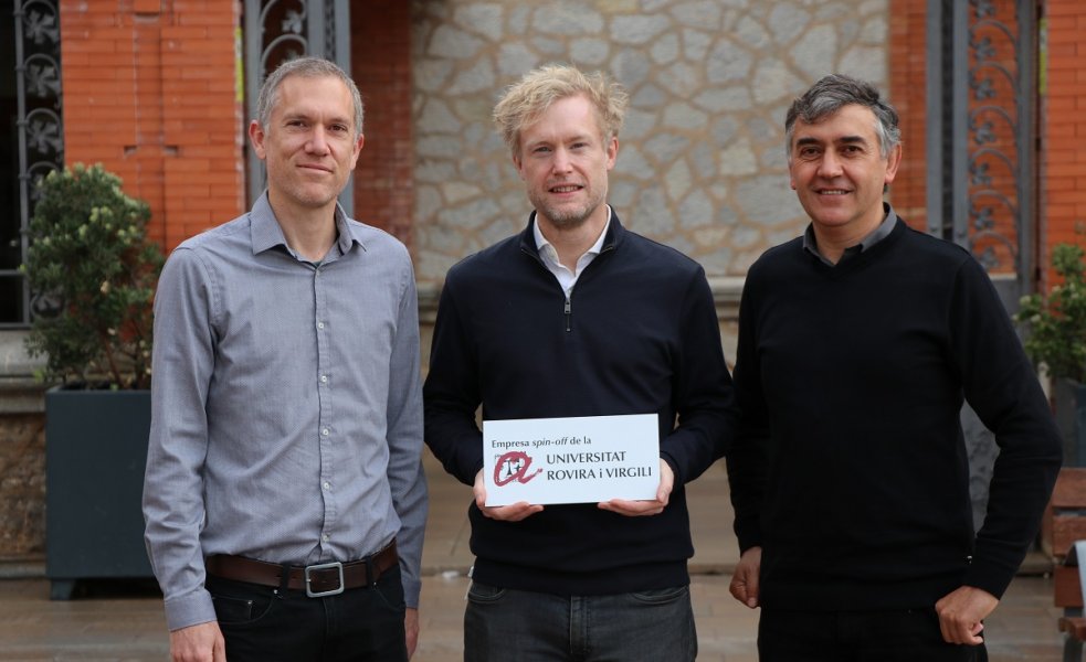 D’esquerra a dreta, Pascal Blondeau, Pär Blanking i Francisco Andrade, l’equip que ha impulsat EoxSense.