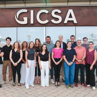 L'equip de GICSA a la seu de Port Tarraco.