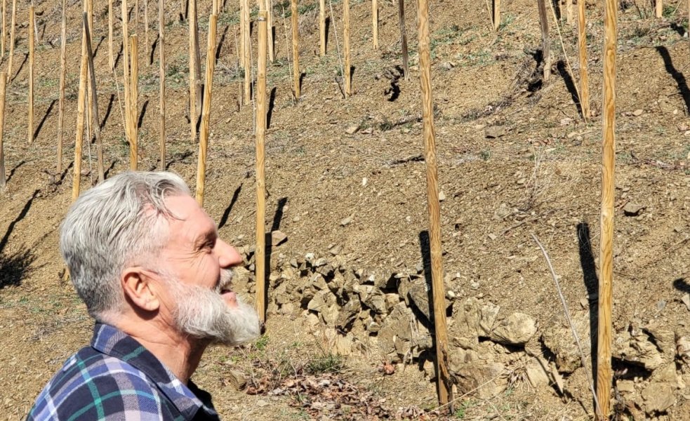 Patrick Pochon va quedar captivat pels sòls de les vinyes del Priorat.