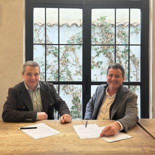 D’esquerra a dreta: Dirk Rosquillas, CEO d’Edvolution, i Jordi Delgado, responsable divisió B2B de TICNOVA.