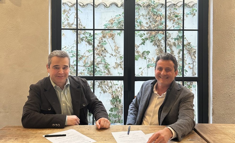 D’esquerra a dreta: Dirk Rosquillas, CEO d’Edvolution, i Jordi Delgado, responsable divisió B2B de TICNOVA.