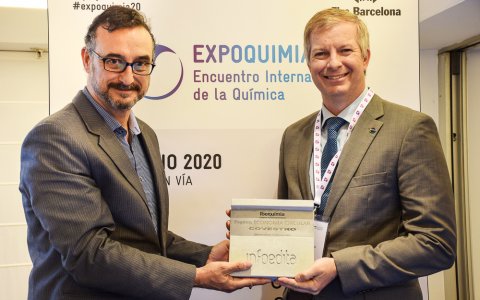Un moment de l'entrega del premi. FOTO: CEDIDA.