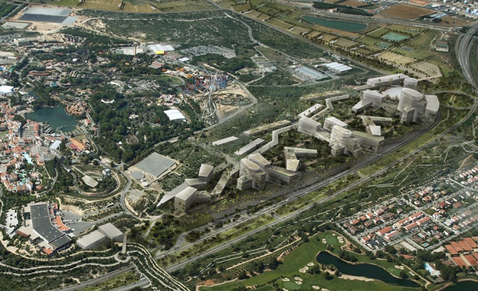 Una reconstrucció virtual de com havia de ser el projecte Hard Rock inicialment. FOTO: CEDIDA.