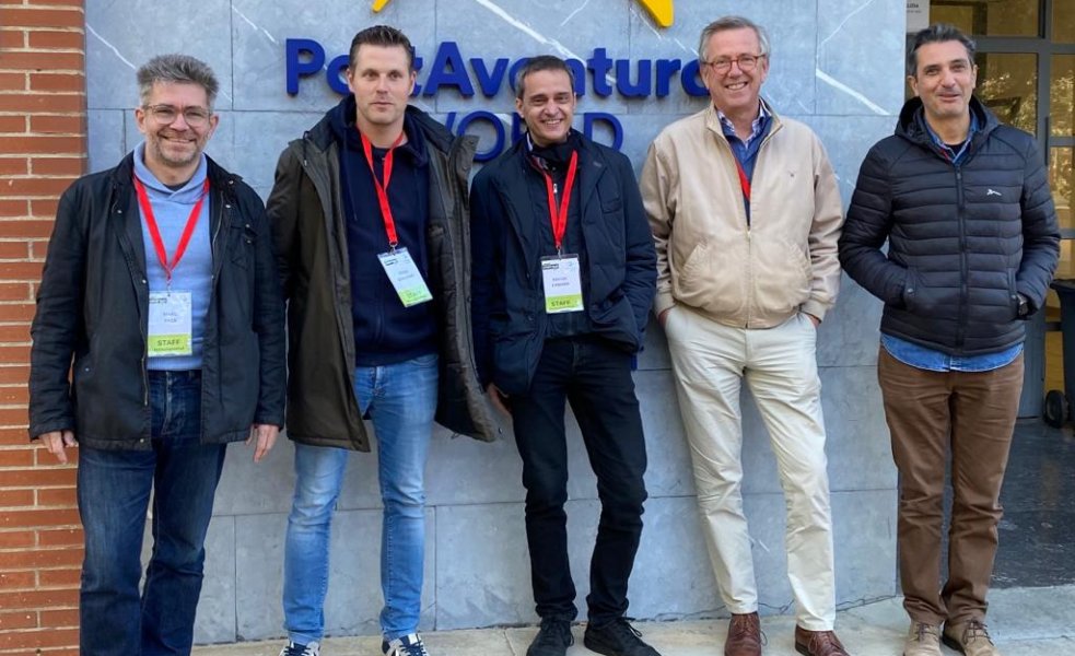 Els socis d'Startsud (d'esquerra a dreta): Marc Arza, Enric Ginovart, Xavi Càmara, Armand Bogaarts i Miquel Àngel Mora.