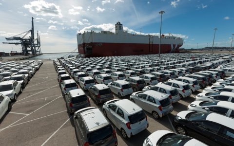 El tràfic de vehicles assoleix molt bones xifres al Port de Tarragona. FOTO: CEDIDA.