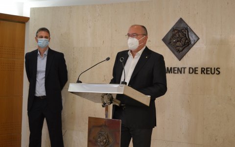 L'alcalde de Reus presentant el projecte. FOTO: CEDIDA.