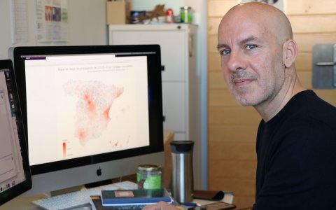 Àlex Arenas, professor del Departament d’Enginyeria Informàtica i Matemàtiques de la URV, un dels impulsors del nou grau.