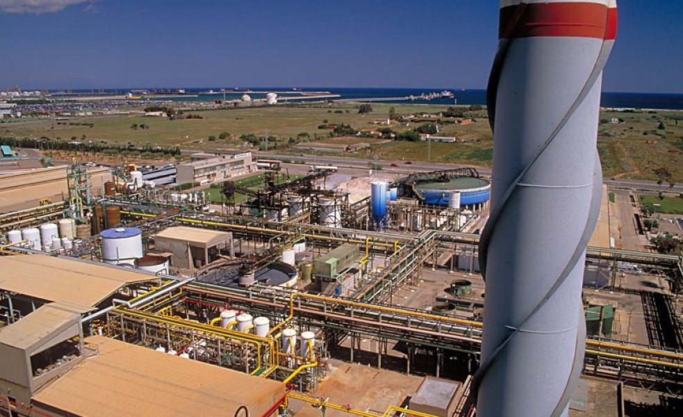 Una imatge de la planta d'Ercros a Tarragona. FOTO: CEDIDA.
